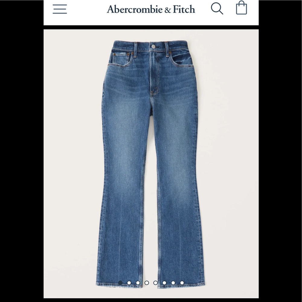 Abercrombie bell bottom jeans 24S